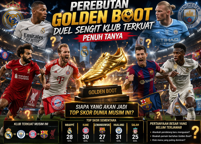Perebutan Golden Boot