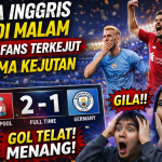 Liga Inggris Tadi Malam