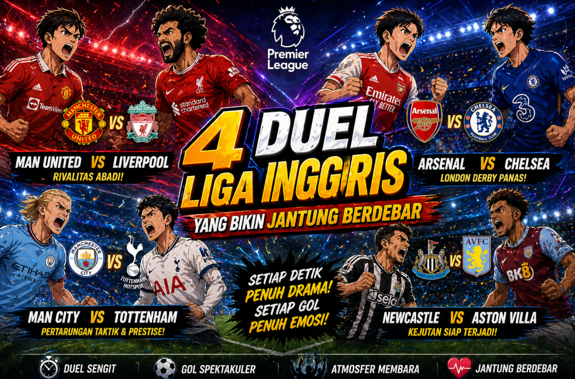4 Duel Liga Inggris