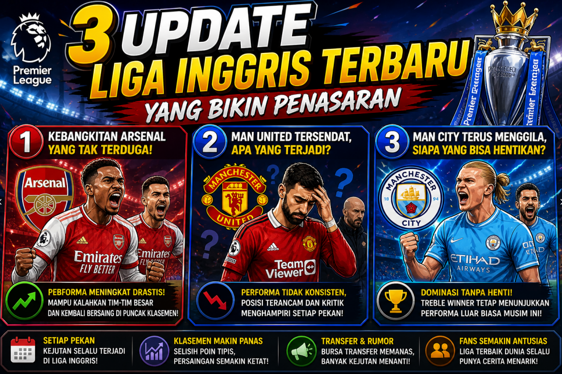 3 Update Liga Inggris