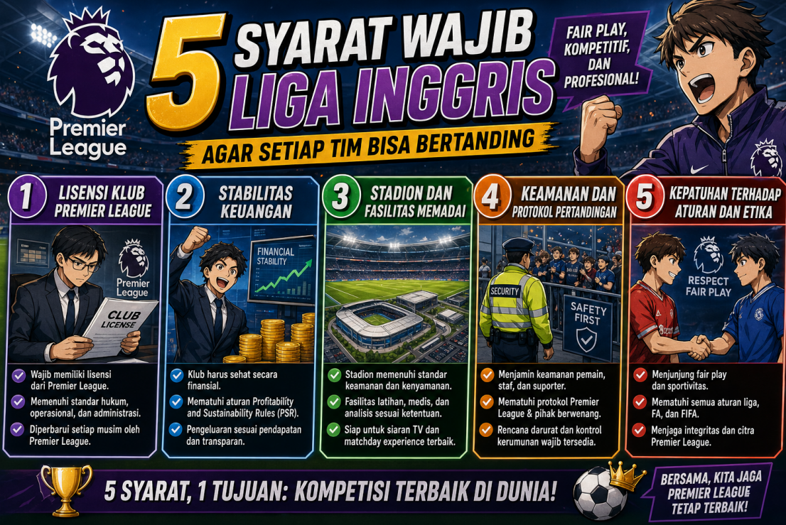 5 Syarat Wajib Liga