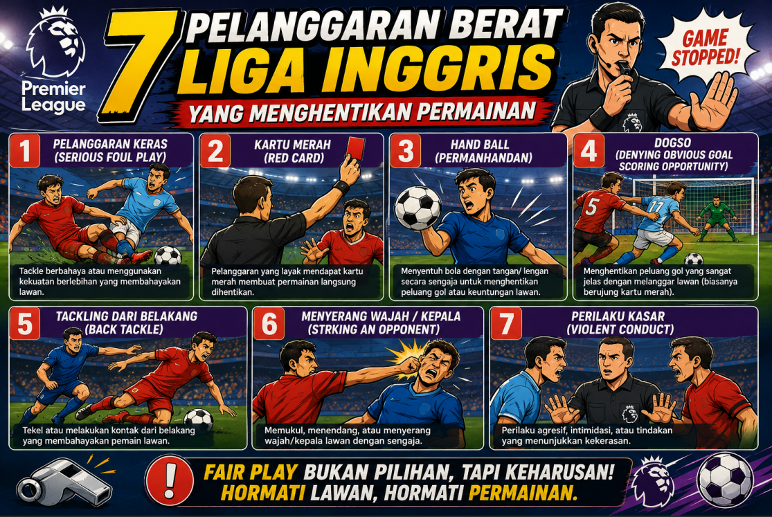 7 Pelanggaran Berat