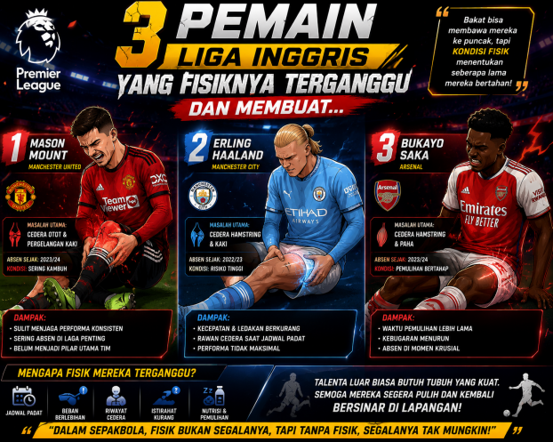 3 Pemain Liga Inggris