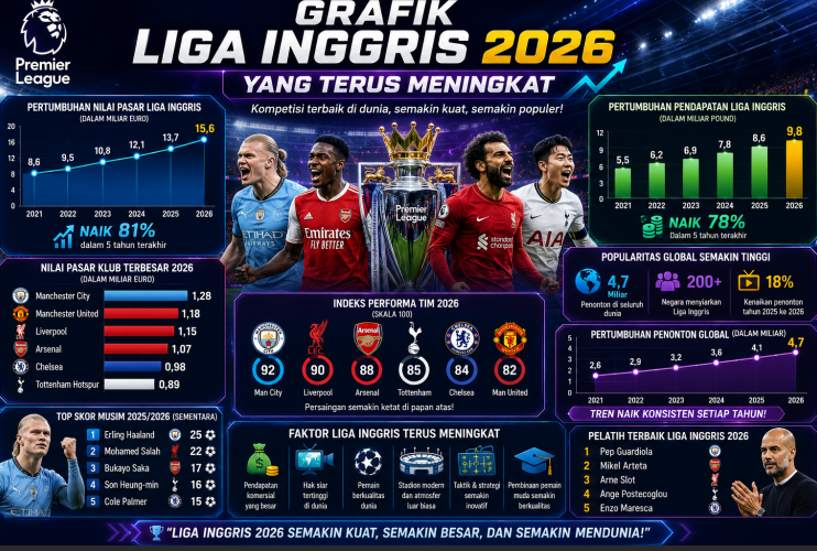 Grafik Liga Inggris