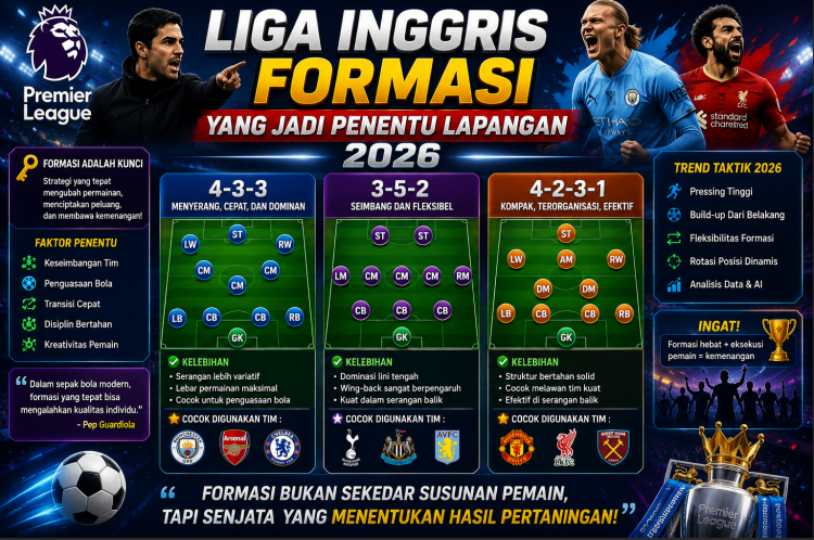 Liga Inggris Formasi
