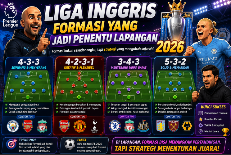 Liga Inggris Formasi