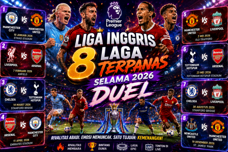 Liga Inggris 8 Laga