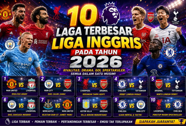 10 Laga Terbesar Liga