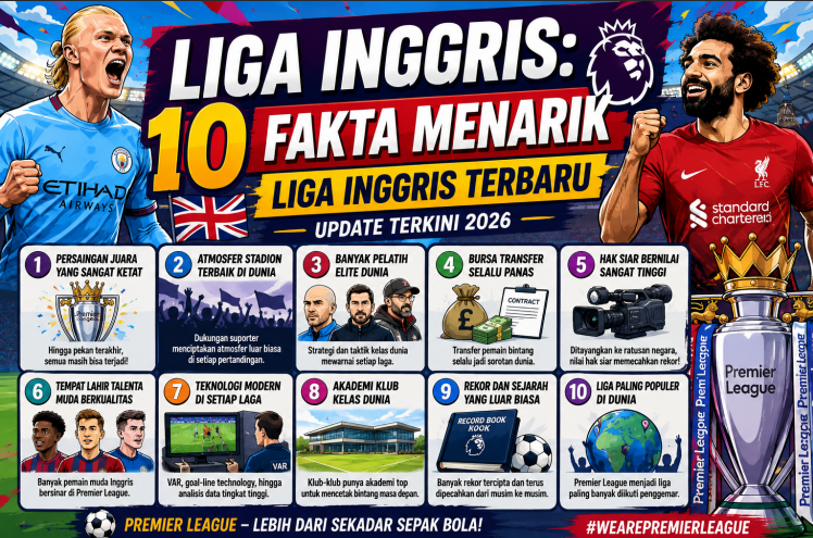 Liga Inggris: 10 Fakta