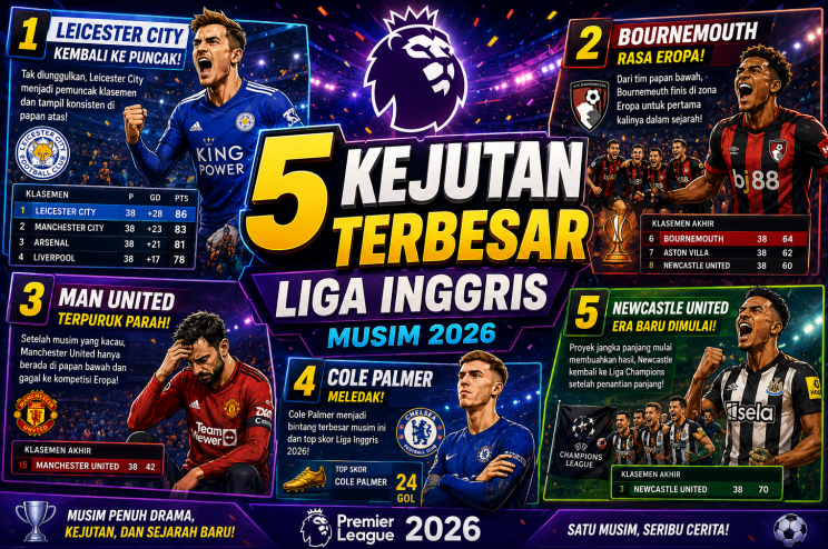 5 Kejutan Terbesar
