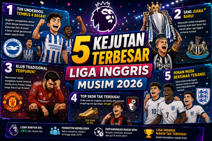5 Kejutan Terbesar