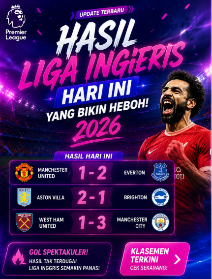 Hasil Liga Inggris