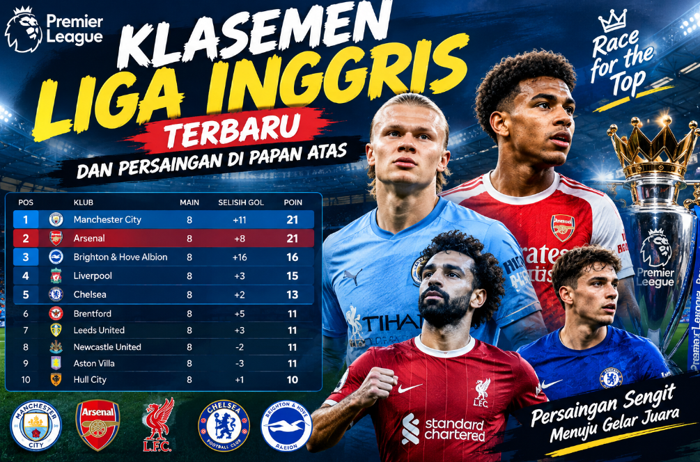 Klasemen Liga Inggris